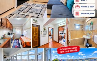 APARTAMENT CU 3 CAMERE, 75 MP, MOBILAT ȘI UTILAT – VASLUI, ULTRACENTRAL;