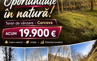 Oportunitate rară! 1 ha pădure Corcova – teren cu potențial real - Poză 1