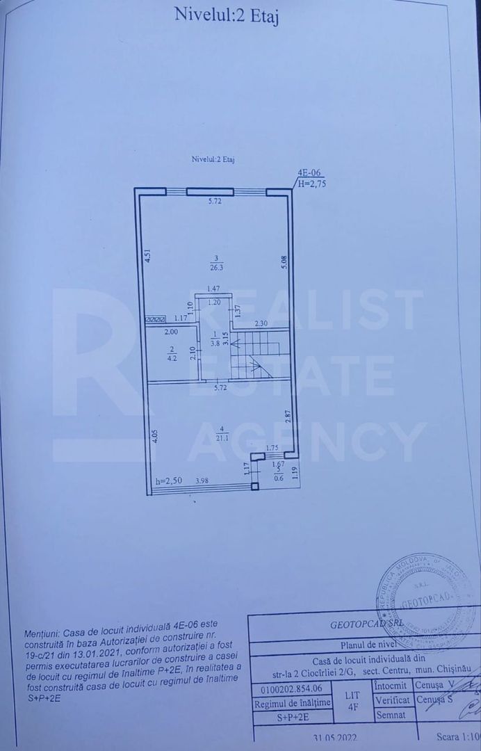 Vânzare, townhouse, 3 nivele, 4 camere, str. Ciocârliei, Telecentru - Poză 25
