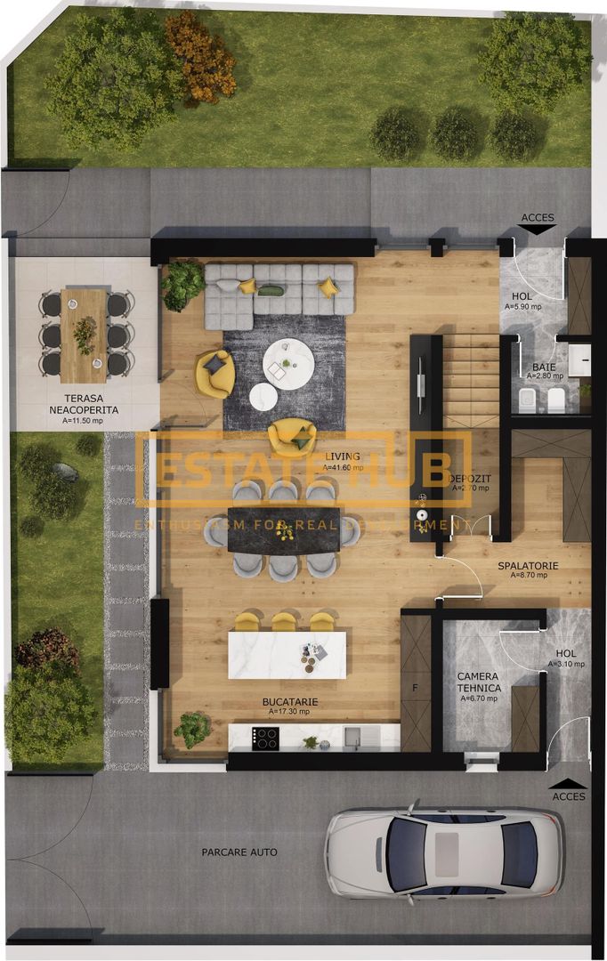 Vila in ansamblu exclusivist, acces la piscină și facilități premium - Poză 10