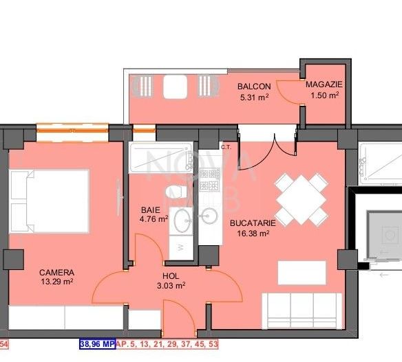 Apartamente - tip studio - Str. Doamna Stanca - Poză 4