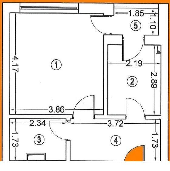 Apartament 1 Camera + Boxa - Exigent Plaza - Lujerului - Schiță 9