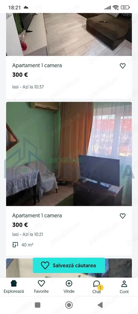 Apartament 1 camera, zona Oancea -Tudor - Poză 1