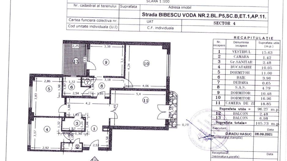 4 camere renovat | vedere fântâni Unirii | Bibescu Vodă | 106 mp - Poză 23