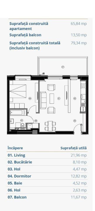 Apartament Aviatiei | Barbu Vacarescu | Aviatiei Tower - Poză 16