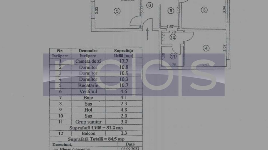 Apartament 4 camere zona Brancoveanu Str. Gradistea - Poză 8