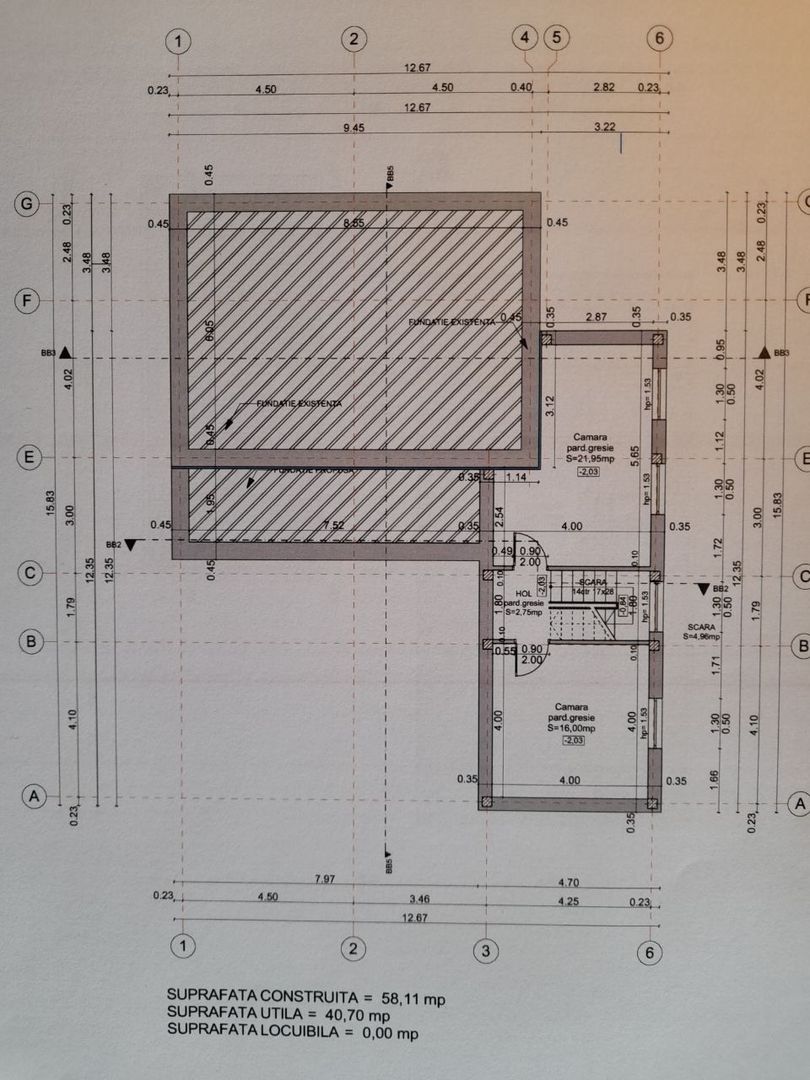 Proiect casă cu mansardă în construcție Micălaca - Poză 6
