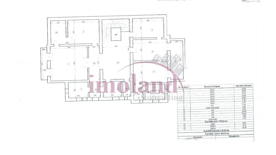 Vila - Piata Romana - inchiriere - Schiță 36