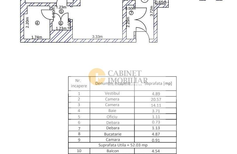 2 camere  | Cismigiu - Conservator  | Etaj 5/7  | Creditabil - Poză 12