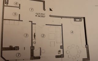 Vânzare, apartament, 2 camere, strada Ceucari, Râșcani - Poză 2