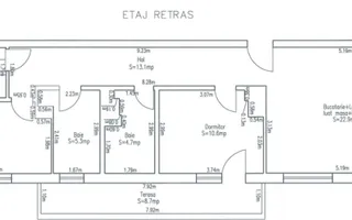 Penthouse 4 camere / 110/ mp utili cu panorama spre Lac! - Poză 12