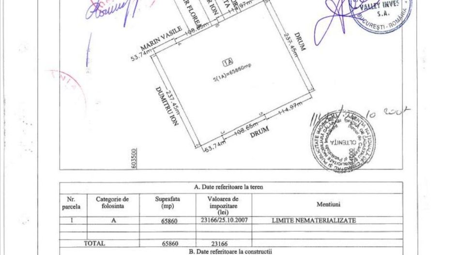Teren intravilan in Frumusani - Poză 1