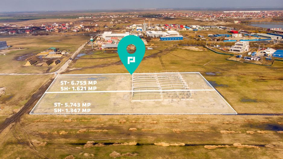Teren intravilan 6759mp zona industrială Săcălaz - Poză 1