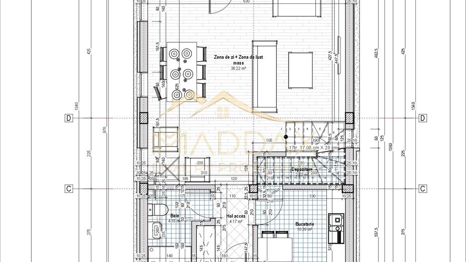 Vila moderna 6 camere // 190mp // teren 300mp / Tunari - Schiță 17