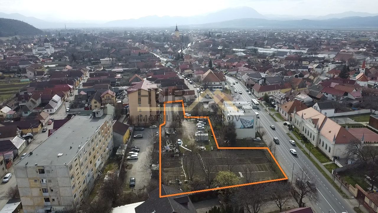 Teren dezvoltare rezidentiala Blocuri – Cristian zona Centrala | PUD aprobat - Poză 1