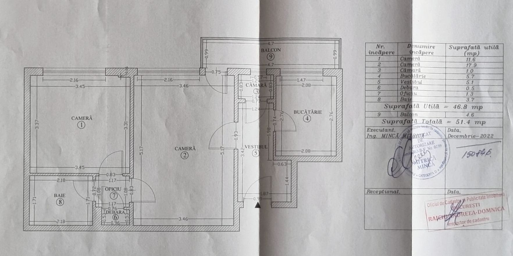 APARTAMENT 2 CAMERE | MIHALACHE - Schiță 20