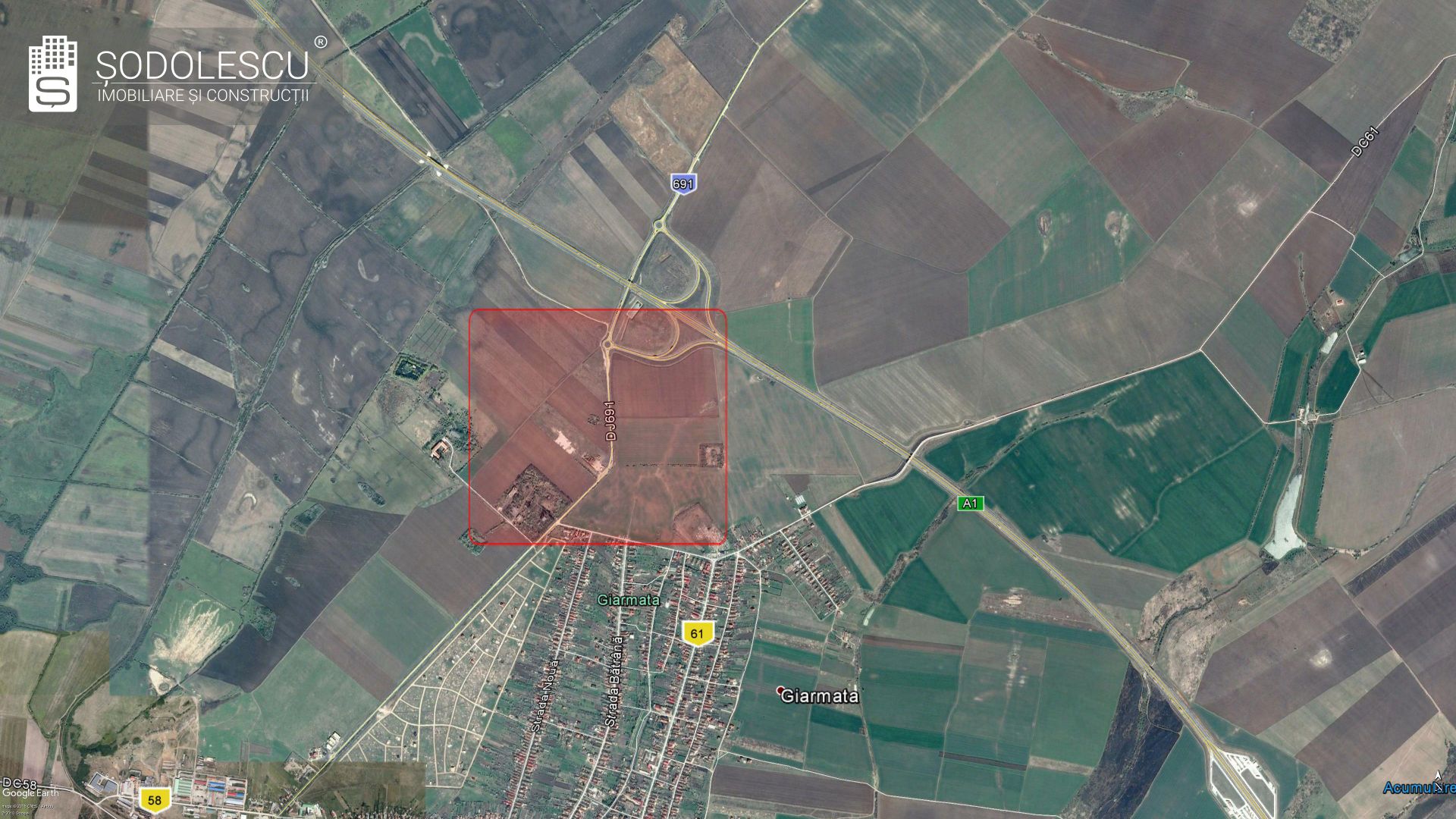PUZ _teren 37.500 mp Giarmata  spre A1 - Poză 10