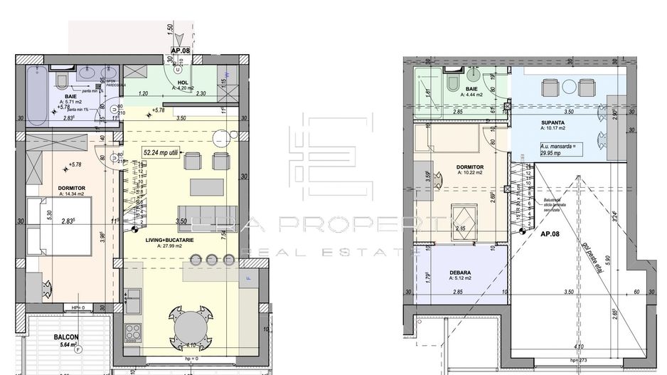 Penthouse 3 camere/LA CHEIE /zona Aeroport, Sibiu - Schiță 17