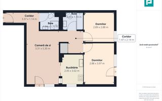 Apartament 3 camere Finalizat Obregia Metalurgiei Lift - Poză 5