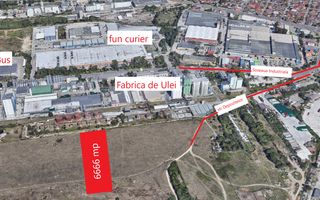Teren intravilan zona industriala Fabrica de Ulei - Poză 1