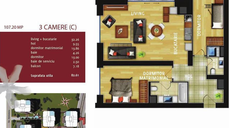 Apartament 3 camere bloc premium, zona Decebal, Mall Vitan Panoramic - Poză 18