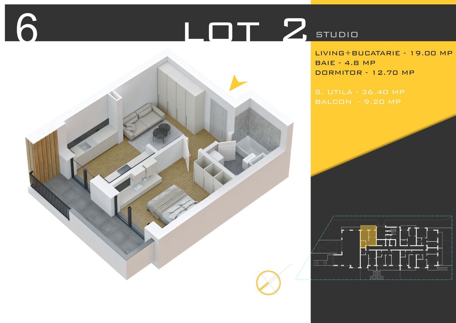 2 camere  Titan Pallady  Metrou Nicolae Teclu - Schiță 11