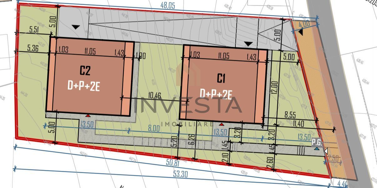 Apartament 4 camere,  127 mp,  Etaj 1 in imobil tip vila! - Schiță 6
