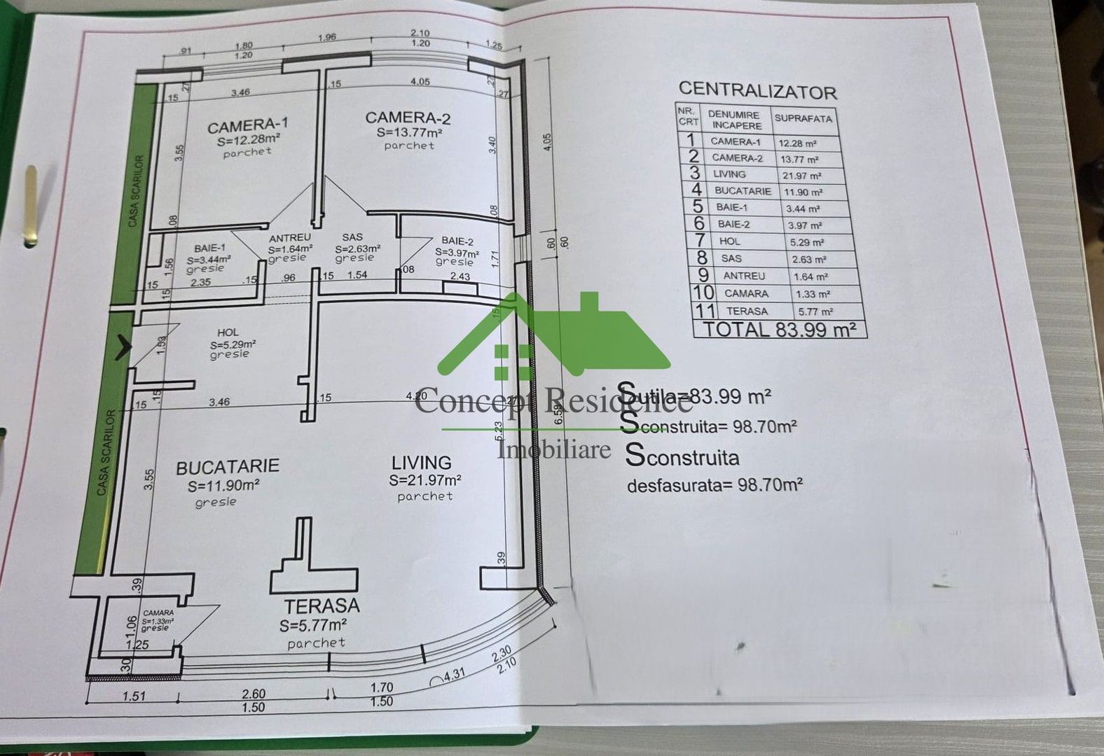 Apartament 3 camere, 84 mp, mobilat/utilat, str. Gheorghe Bilașcu - Poză 8