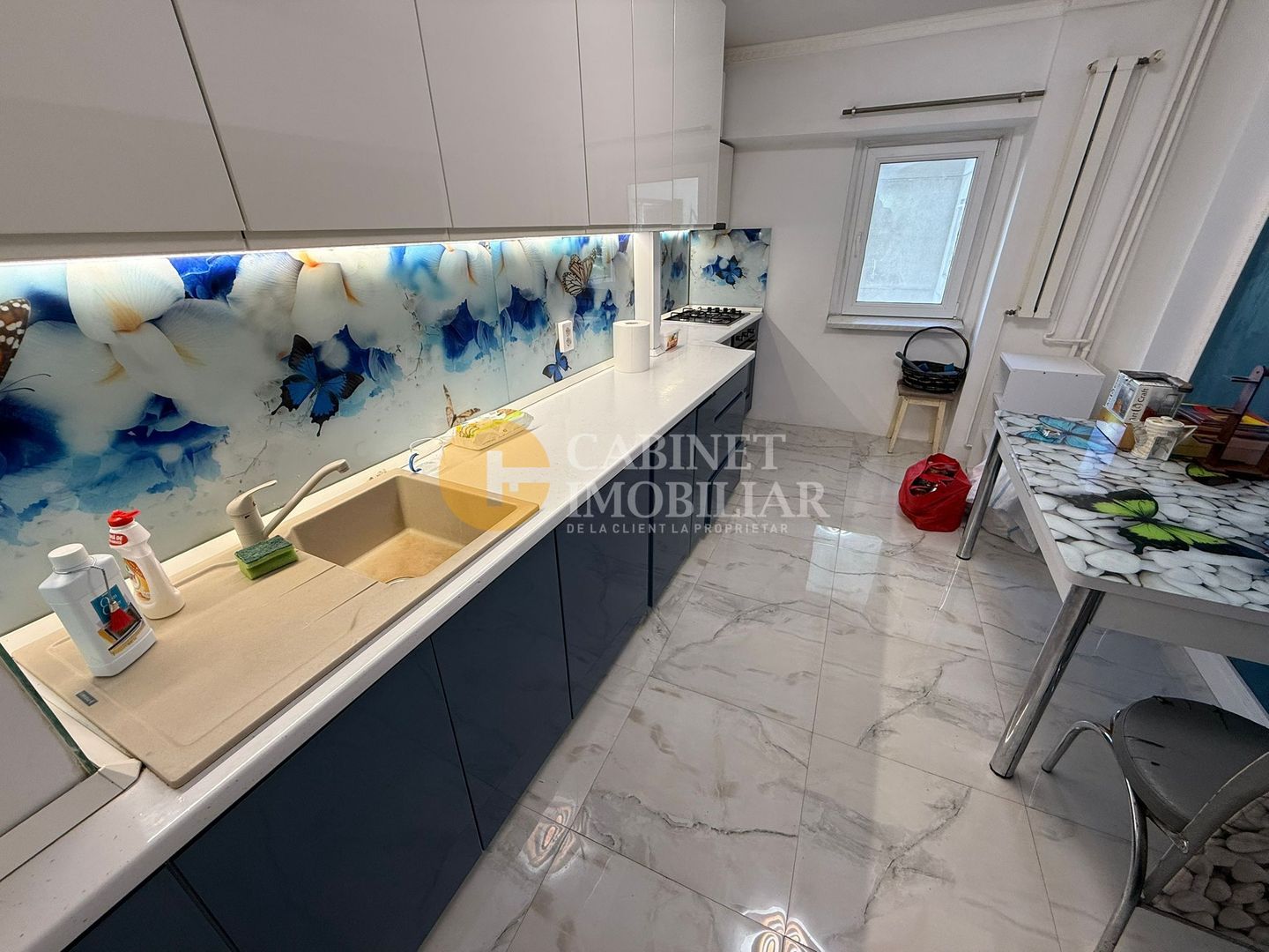 3 camere+ 2 Bai - Renovat- Utilat/Mobilat - Etaj Intermediar - Zona Dacia - Poză 5
