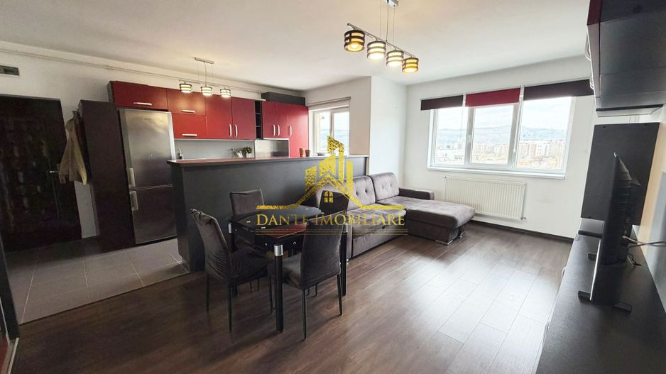 2 camere, spatios, mobilat modern, bloc nou, balcon, zona VIVO - Poză 10