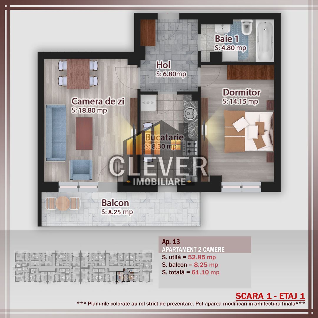 Titan-Pallady Apartament 2 camere decomandate 500m STB - Poză 2