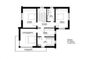 Casa individuala superba, amenajata in stil scandinav Dezmir COMISION 0% - Schiță 50