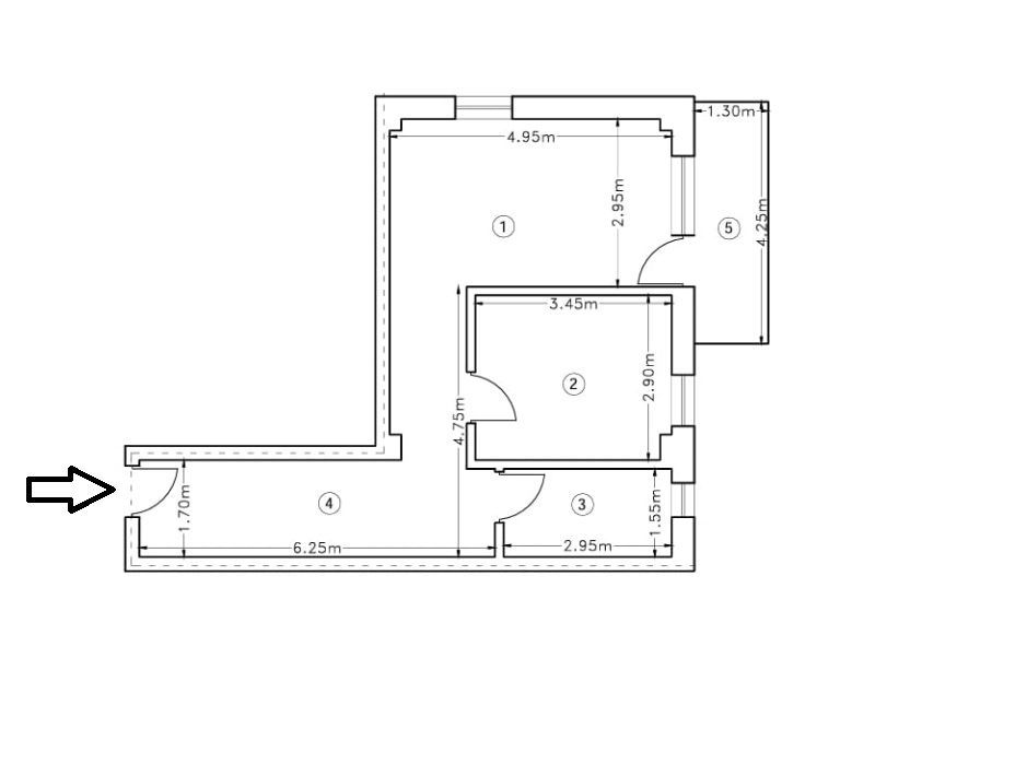 Apartament 2 camere , 50.5mp, 90000euro cu TVA +loc parcare-Rediu - Poză 10