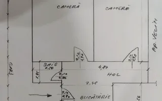 CASA 65 MP LA CURTE COMUNA CU TEREN 650 MP ZONA FRATELLI - Poză 12