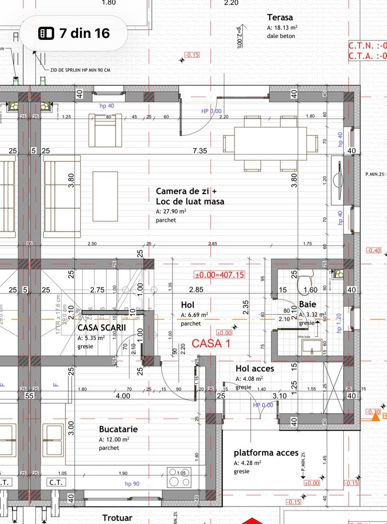 Duplex 4 camere, 120 mp utili, complex cu parc și râu, zona Polus-Poligon - Poză 4