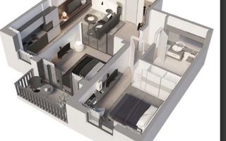 De vânzare Apartament 3 camere - Soho Residence - Poză 2