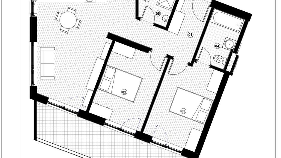 Tomis Plus - Celine Elegance - Vânzare apartament cu 3 camere, etaj 10. - Poză 16