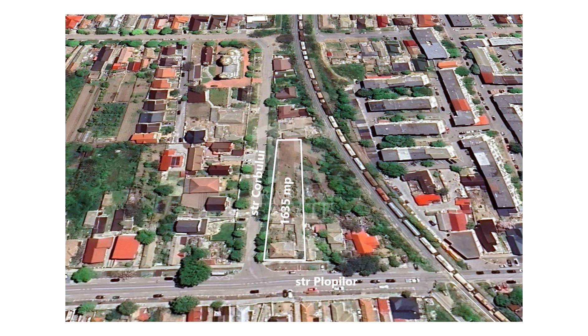 Teren intravilan Navodari strada Plopilor dubla deschidere 1635mp - Poză 1