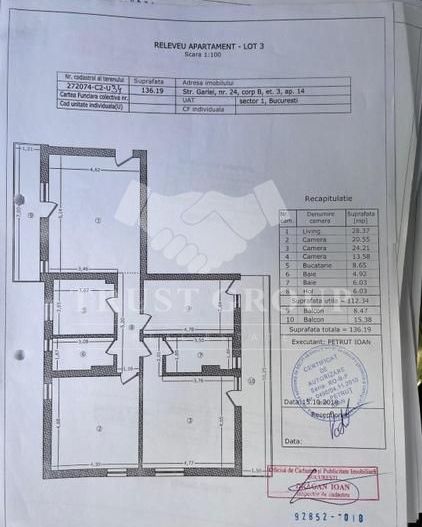 Apartament 4 camere Băneasa | 2 locuri de parcare - Schiță 14