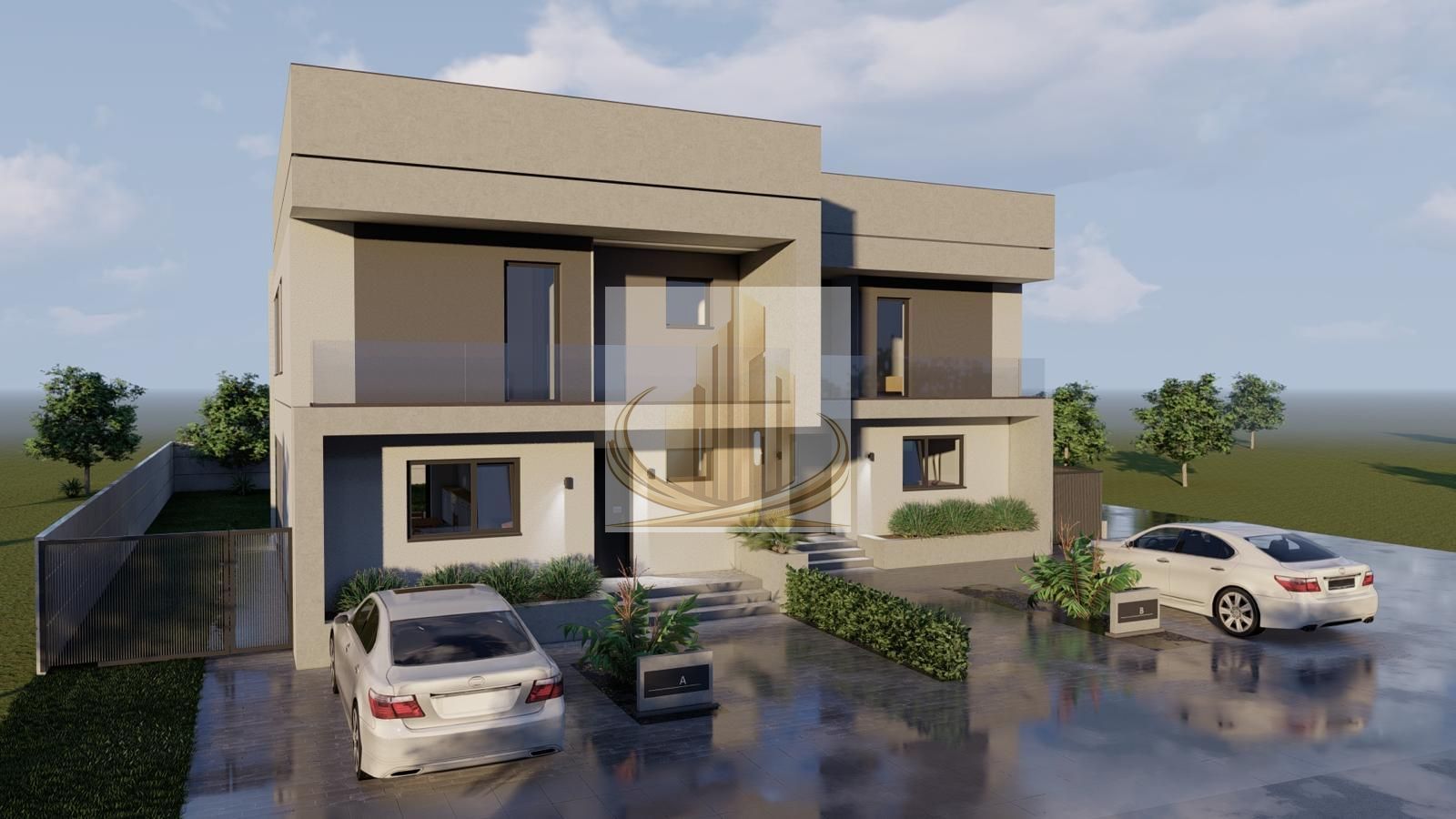 Duplex Săcălaz, 100 mp utili, 325 mp teren, 4 camere, P+1 - Poză 2