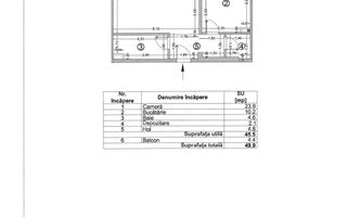 Garsoniera 49.90 mp | Etaj 2 | Brancoveanu – Mall Grand Arena - Schiță 7