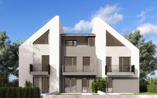 Vilă Triplex 4 Cam Arhitectură Modernă- Grădină Individuală -Panouri solare - Poză 4