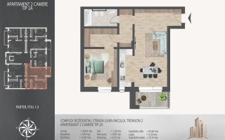 Apartament 2 camere I Larss Residence Th. Pallady I Vanzare - Poză 6