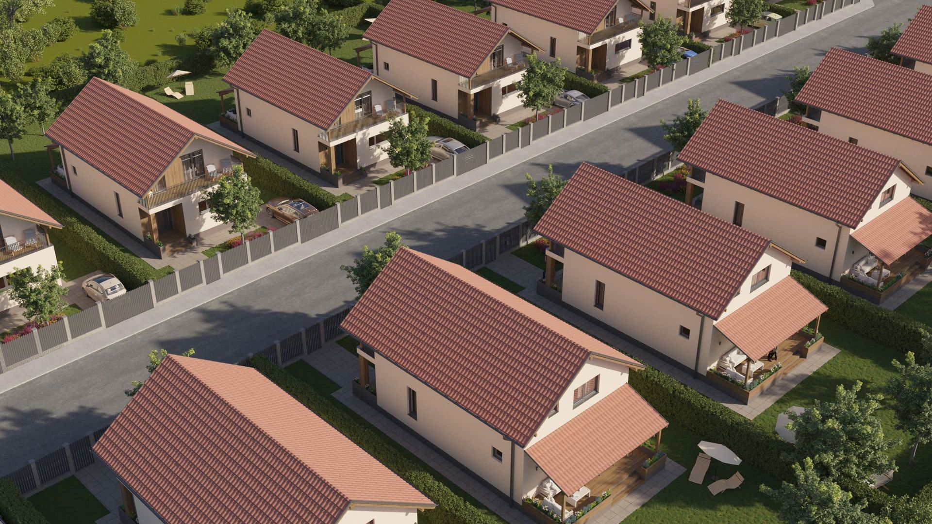 Case individuale în Sânpetru, cu teren 400 mp și toate utilitățile - Poză 10