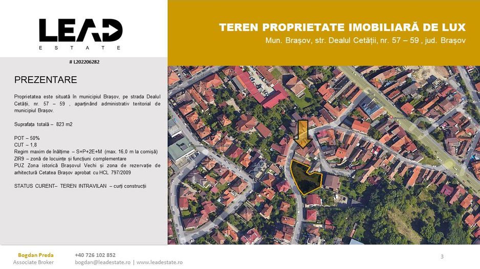 TEREN PROPRIETATE IMOBILIARA DE LUX - Poză 3