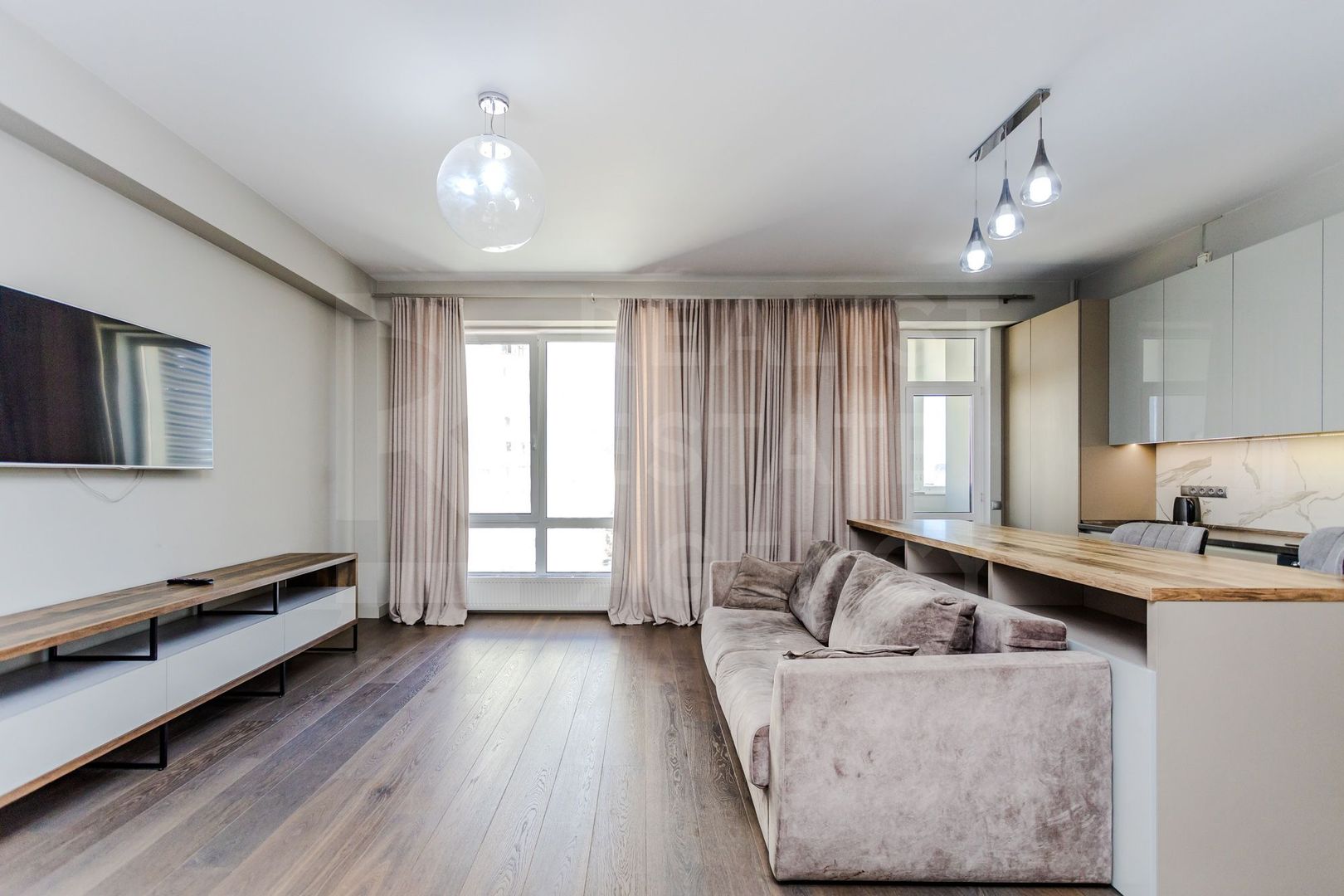 Chirie, apartament 3 camere, 110 mp, bd. Moscova, Rîșcani - Poză 2