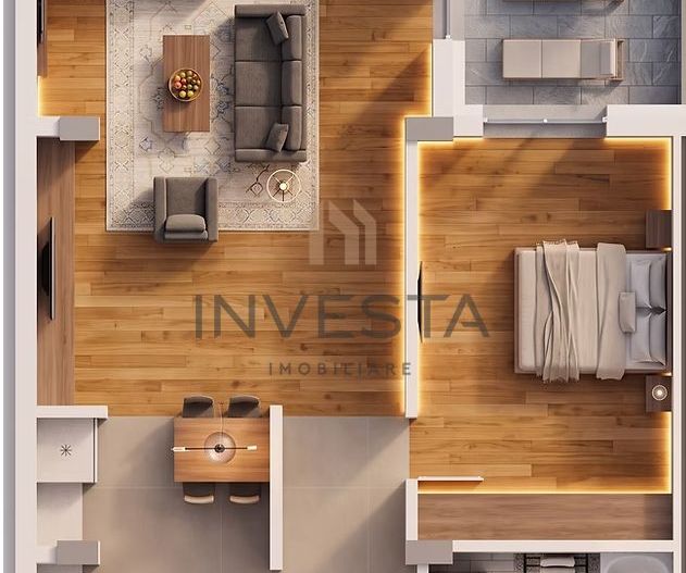 Apartament 2 camere decomandat 68 mp si terasa, bloc nou, Marasti! - Poză 5