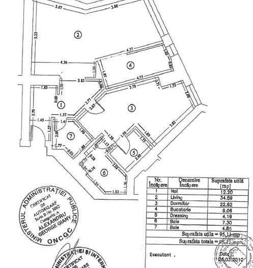 Apartament 2 camere 95 MP - 2 bai Evocasa Ferdinand 58 Foisorul de Foc - Poză 21