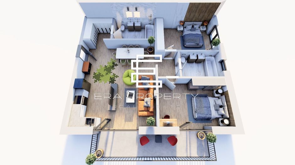 Apartamente 3 Camere – Etaj 1 | Bloc Nou Exclusivist | Cartierul Arhitectilor - Poză 7