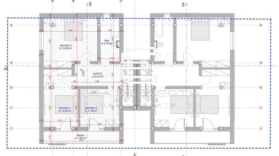 Casă modernă tip duplex, 4 camere – Șelimbăr, zona Triajului - Schiță 5